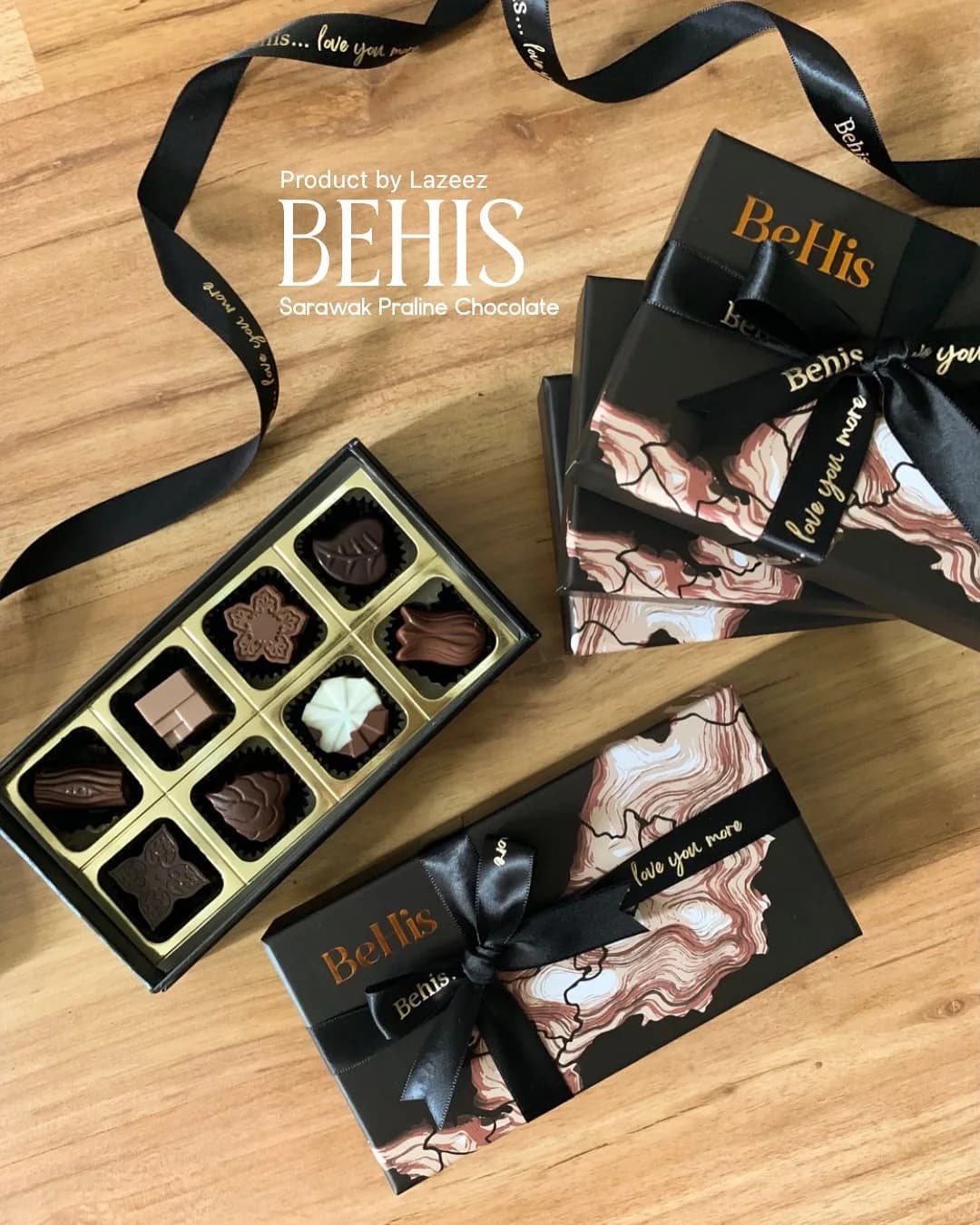 BeHis Praline Chocolate premium chocolate by Chelum