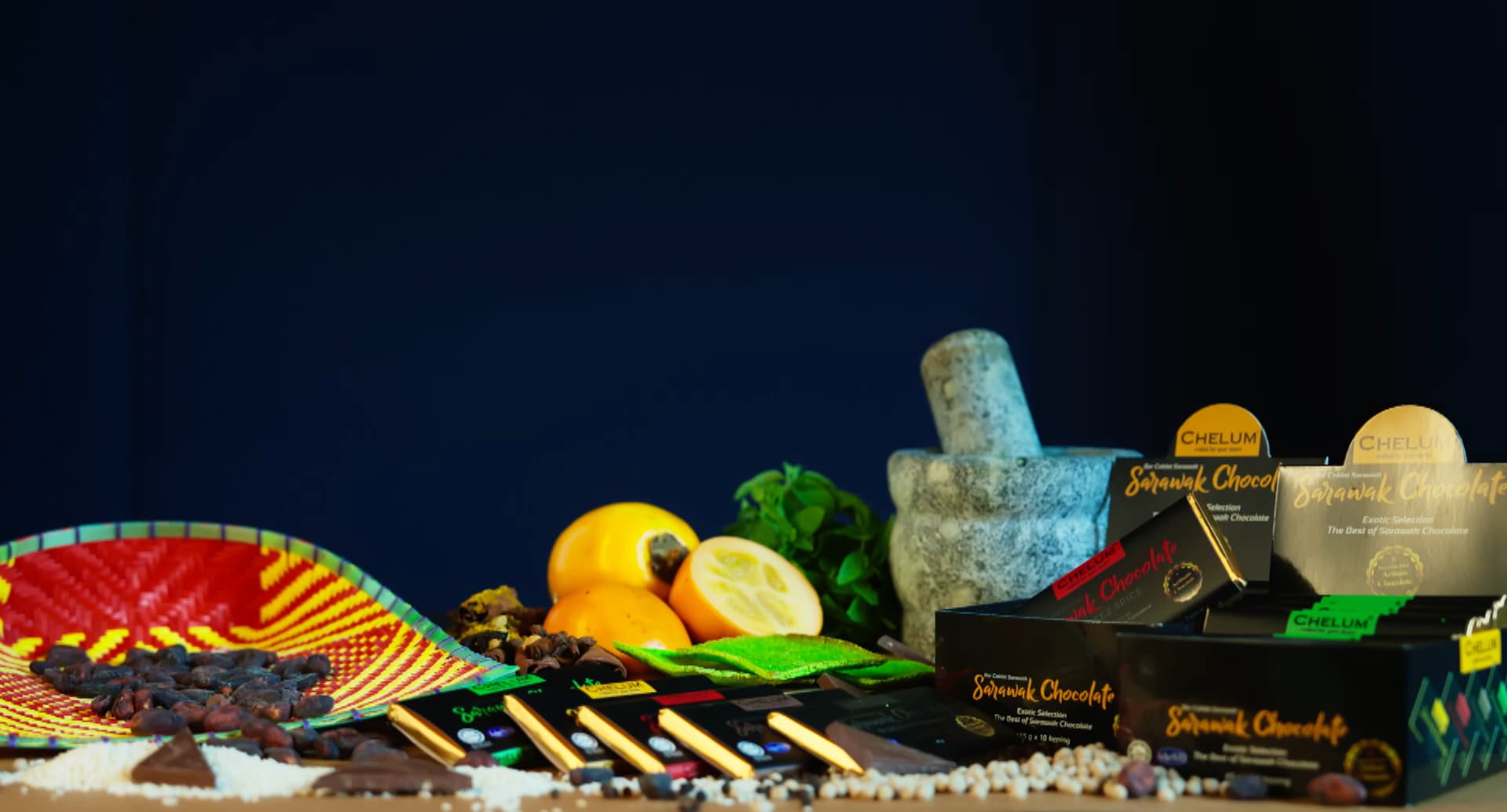 CHELUM Lazeez Spice chocolate bar