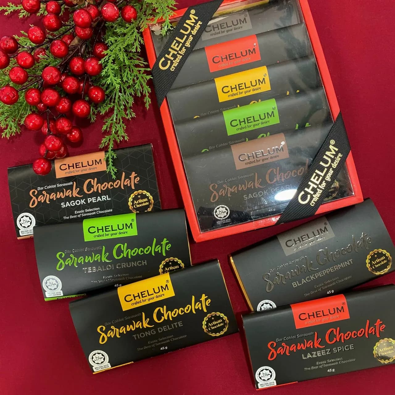 Gift Box: Regular Size premium chocolate by Chelum