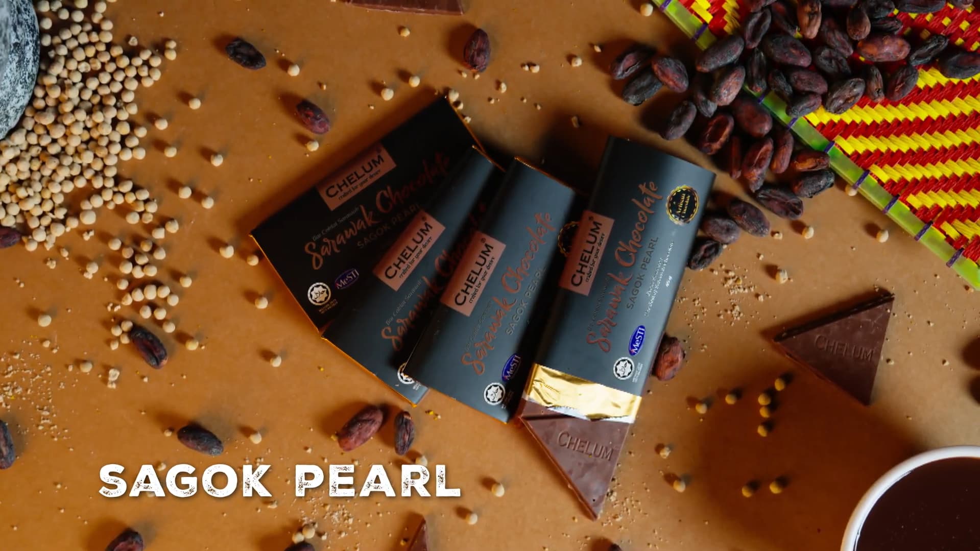 Sagok Pearl premium chocolate by Chelum