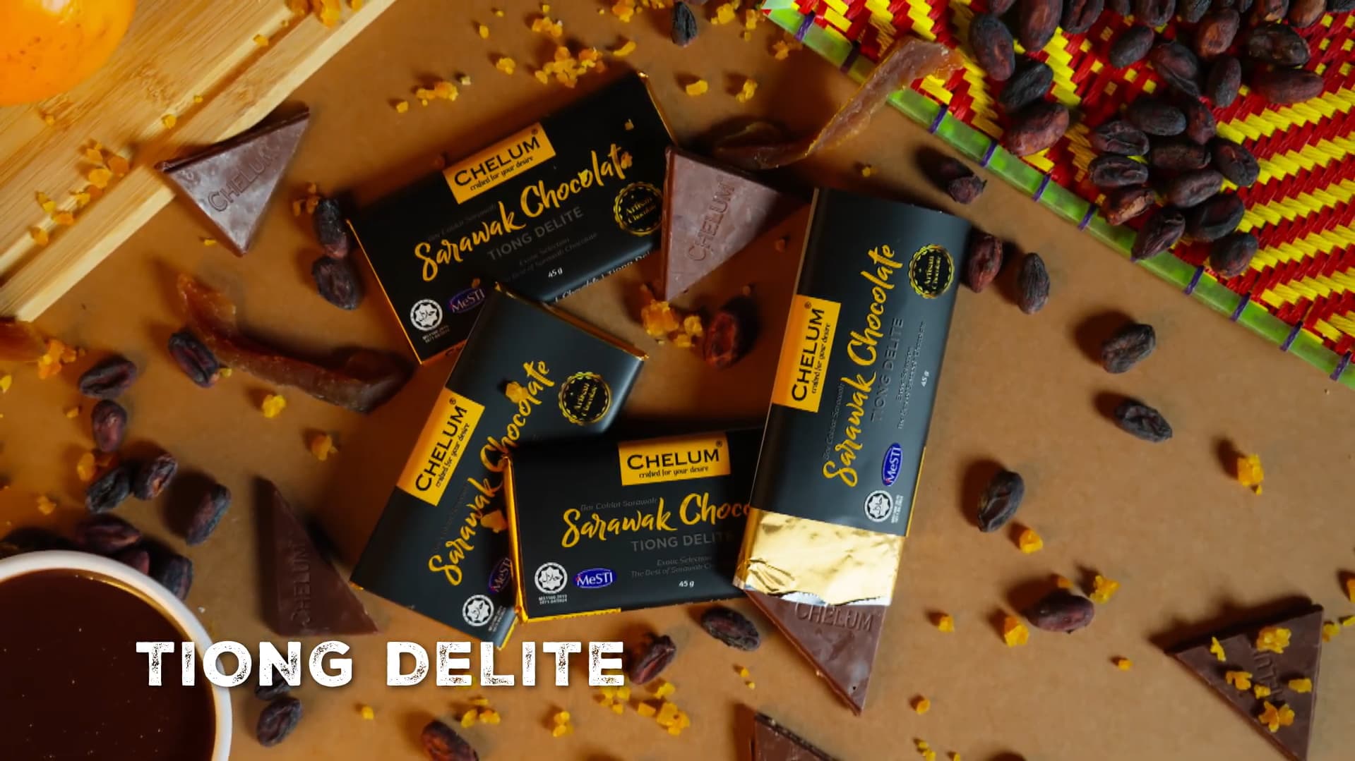 Tiong Delite premium chocolate by Chelum